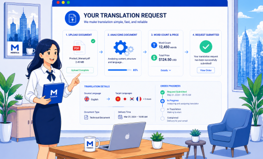 Mokrica – Số hóa dịch thuật, tăng tốc toàn bộ Quy trình xử lý tài liệu 