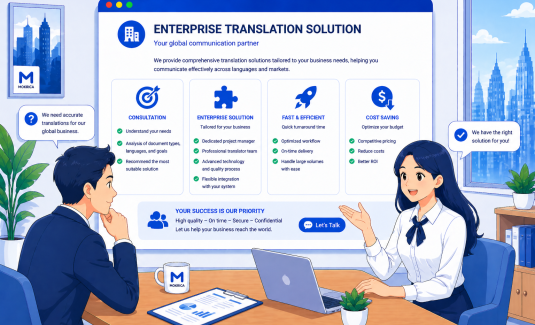 Giải pháp dịch thuật dành cho doanh nghiệp hiện đại
